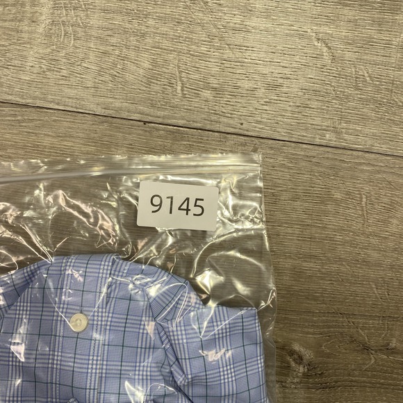 UNTUCKit Mason Perf Shirt Mens 3XL Blue Plaid Relaxed Fit Button Front Casual - Picture 7 of 7